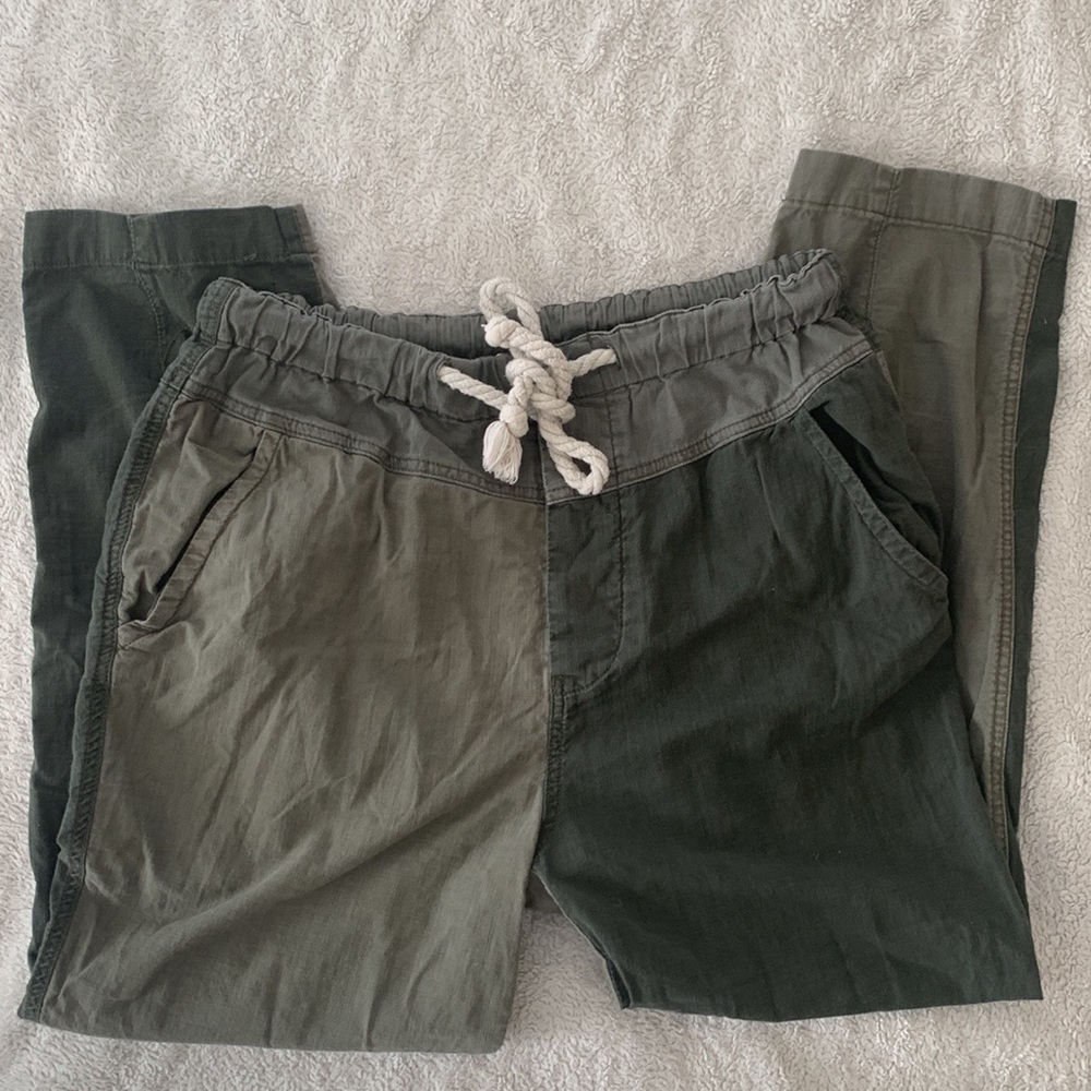 Free People Two Tone Cargo Pants